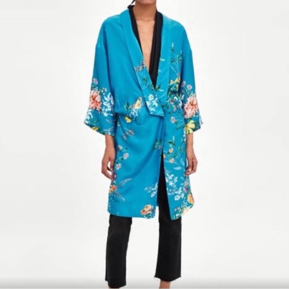 Zara Blue Kimono
